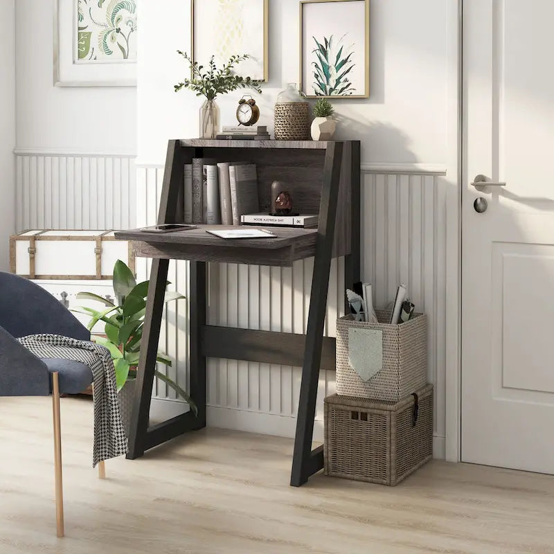 Bureau compact Dol contemporain en bois de 26 pouces par Furniture of America