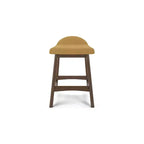 Signature Design by Ashley Lyncott, lot de 2 tabourets de bar rembourrés à hauteur de comptoir avec coussin en mousse, moutarde