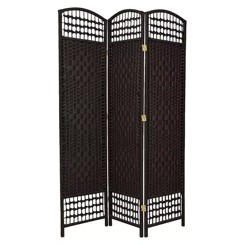 5 1/2 ft. Tall Fiber Weave Room Divider - (3 Panels)