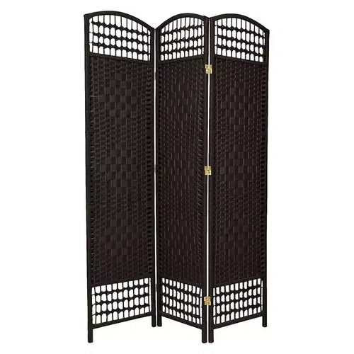 5 1/2 ft. Tall Fiber Weave Room Divider - (3 Panels)