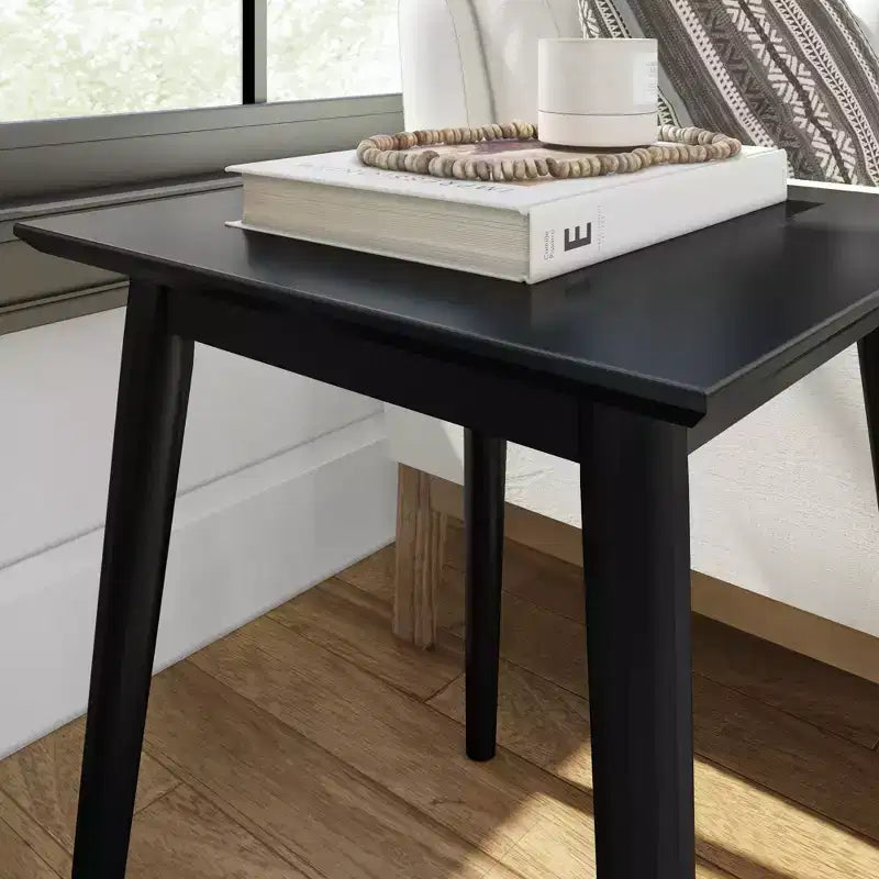 Table d'appoint rectangulaire Plank+Beam 20 au style moderne du milieu du siècle, table basse en bois massif pour salon