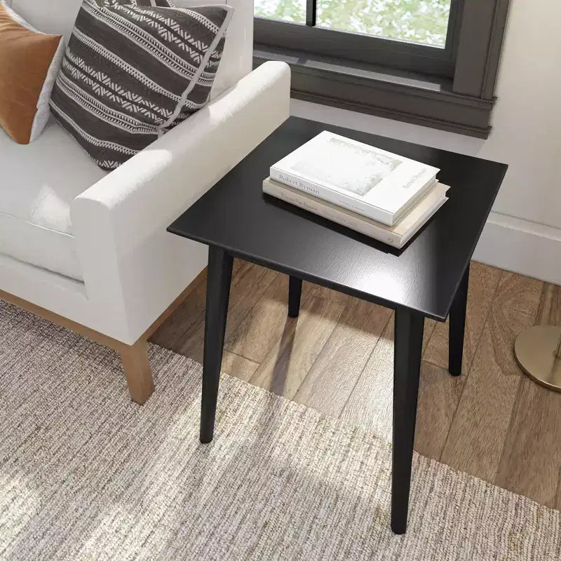 Table d'appoint rectangulaire Plank+Beam 20 au style moderne du milieu du siècle, table basse en bois massif pour salon