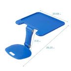 ECR4Kids The Surf Pupitre portable pliant pour activités, Grand, Réglable, Siège flexible