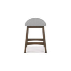 Tabouret de bar rembourré Signature Design by Ashley Lyncott à hauteur de comptoir avec coussin en mousse, lot de 2, gris clair