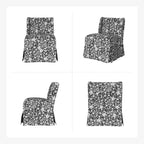 Fabrizius, ensemble de 2 fauteuils d'appoint rembourrés de style transitionnel avec housse lavable et pieds en bois massif | HULALA HOME