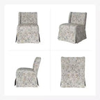 Fabrizius, ensemble de 2 fauteuils d'appoint rembourrés de style transitionnel avec housse lavable et pieds en bois massif | HULALA HOME