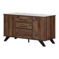 South Shore 18.5" Helsy 2 Door Credenza with Drawers