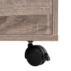 Meuble de rangement de bureau à 7 tiroirs, classeur mobile avec roulettes pivotantes, rangement pour travaux manuels pour la maison, le bureau