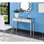 Convenience Concepts Gold Coast Bureau/Console Miroir 2 Tiroirs
