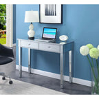 Convenience Concepts Gold Coast Bureau/Console Miroir 2 Tiroirs