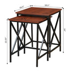 Tables d'appoint gigognes Tucson de Convenience Concepts