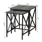 Tables d'appoint gigognes Tucson de Convenience Concepts