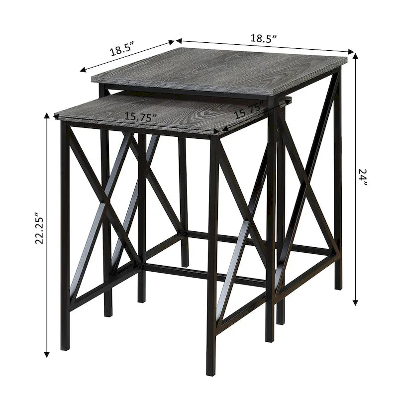 Tables d'appoint gigognes Tucson de Convenience Concepts