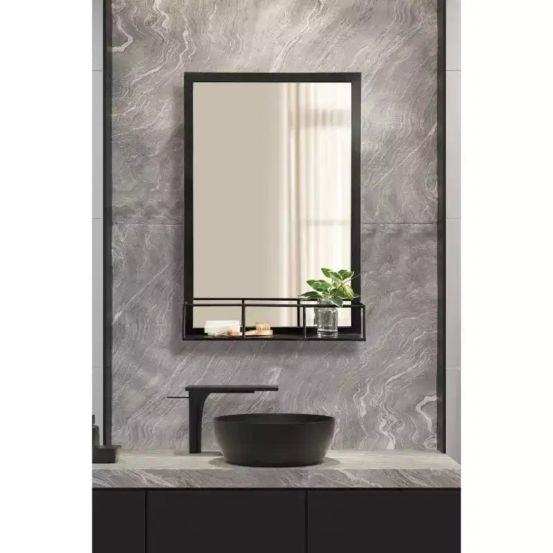Miroir mural avec étagère Jackson - Kate & Laurel All Things Decor