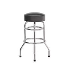 Flash Furniture Lot de 2 tabourets de bar chromés à double anneau