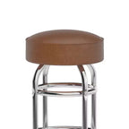 Flash Furniture Lot de 2 tabourets de bar chromés à double anneau