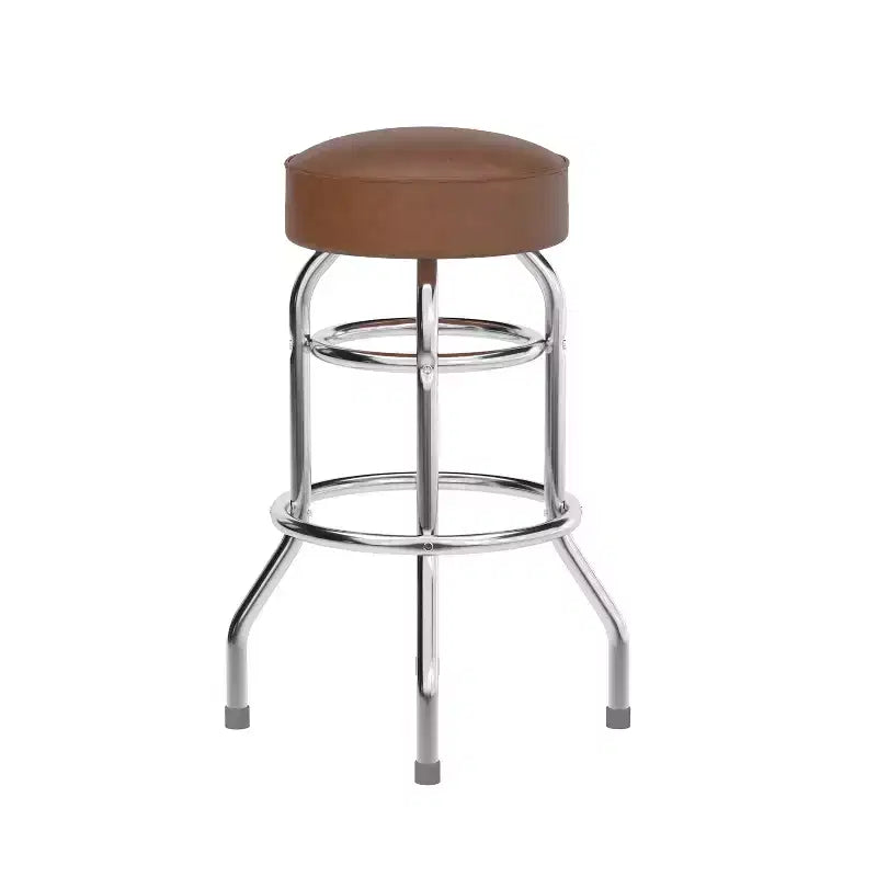Flash Furniture Lot de 2 tabourets de bar chromés à double anneau