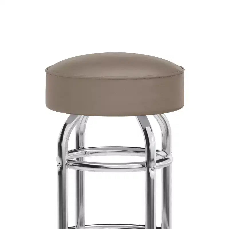 Flash Furniture Lot de 2 tabourets de bar chromés à double anneau