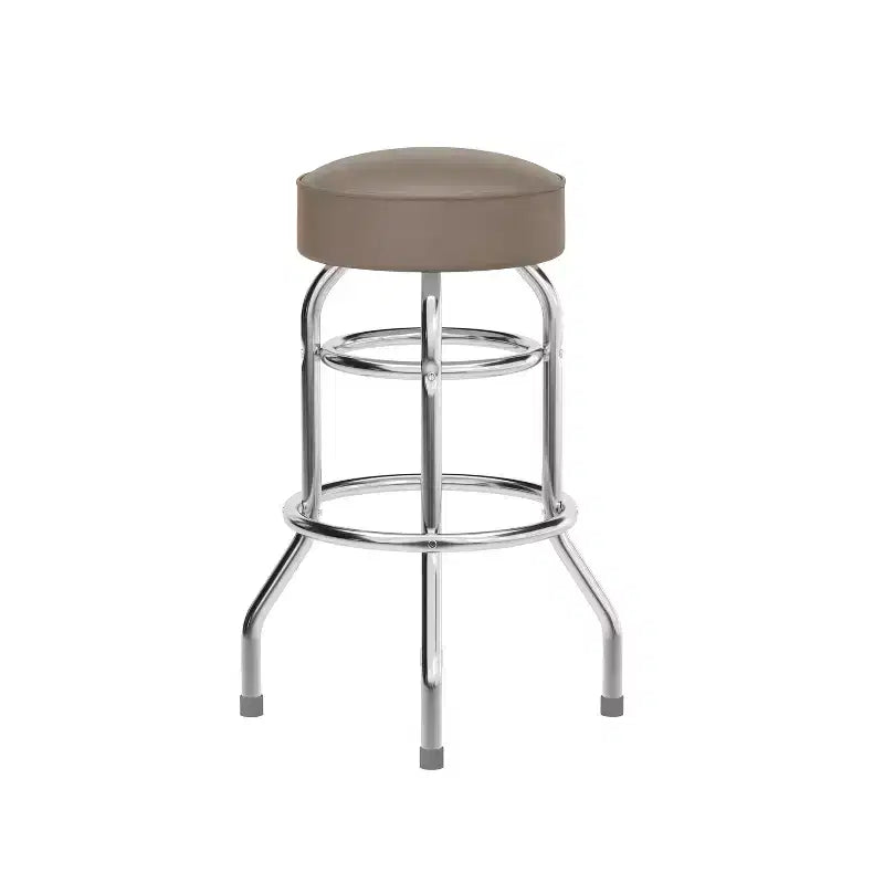 Flash Furniture Lot de 2 tabourets de bar chromés à double anneau