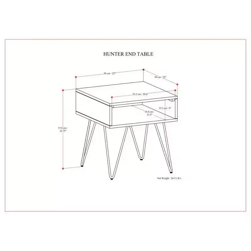 Table d'appoint Moreno WyndenHall
