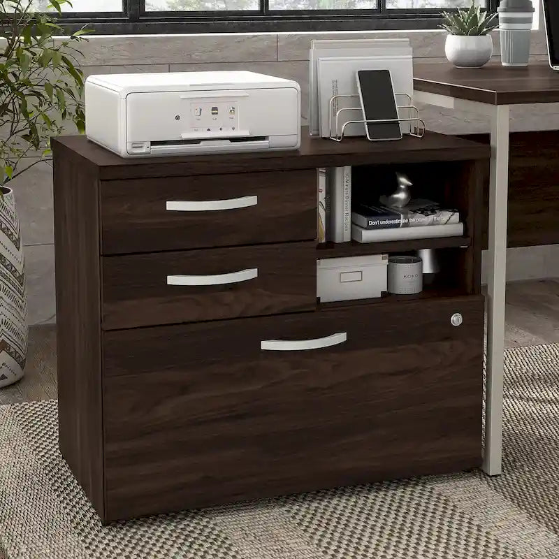 Meuble de rangement hybride avec tiroirs par Bush Business Furniture