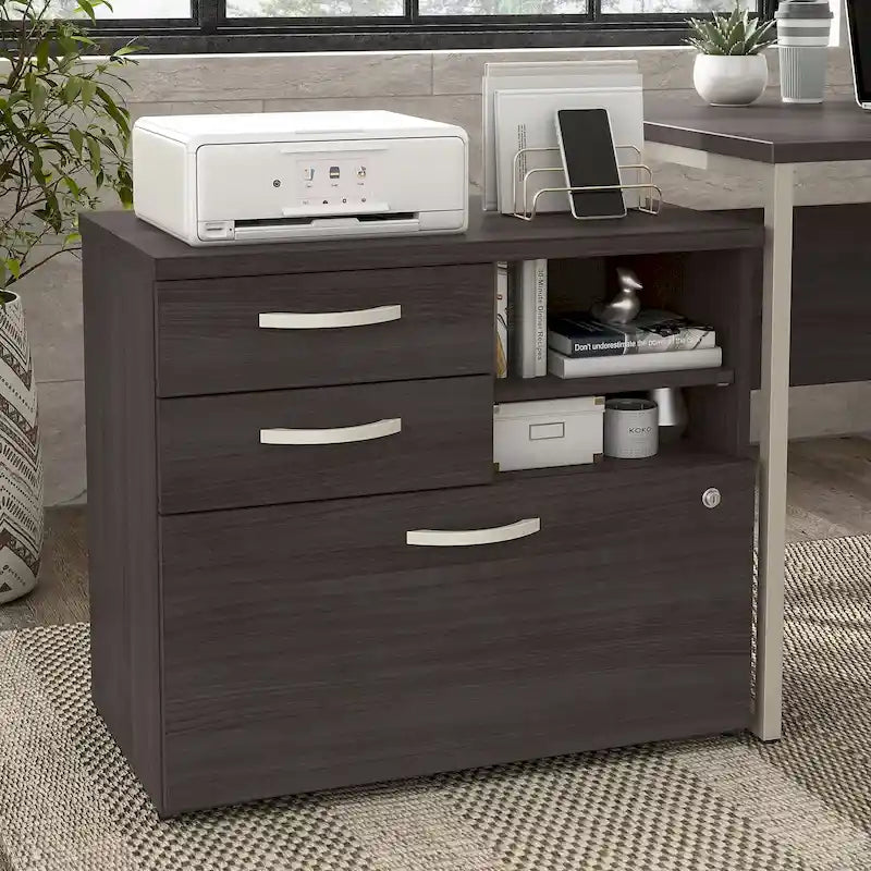 Meuble de rangement hybride avec tiroirs par Bush Business Furniture