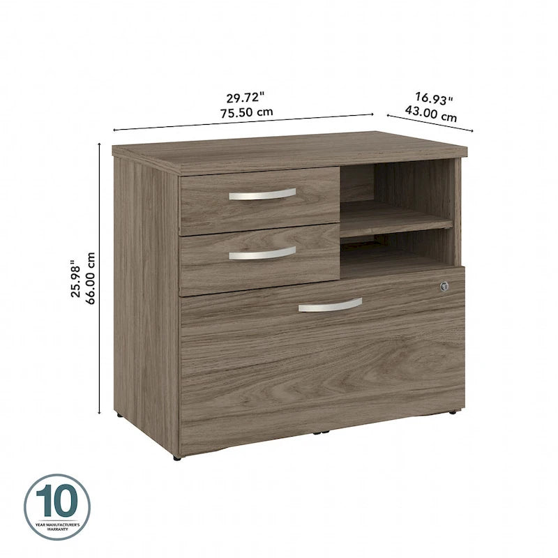 Meuble de rangement hybride avec tiroirs par Bush Business Furniture