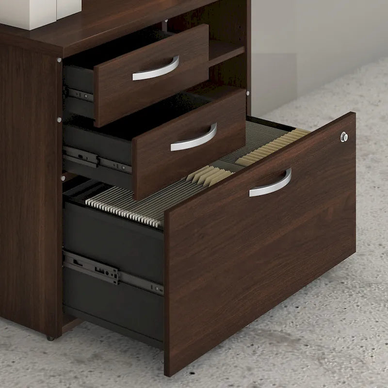 Meuble de rangement hybride avec tiroirs par Bush Business Furniture