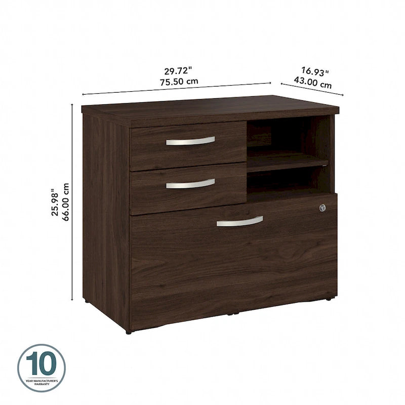 Meuble de rangement hybride avec tiroirs par Bush Business Furniture