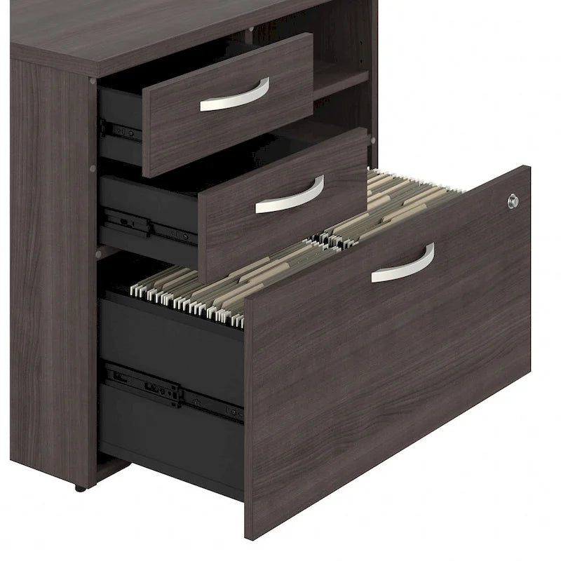 Meuble de rangement hybride avec tiroirs par Bush Business Furniture