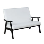 Banc Balf contemporain en similicuir par Furniture of America