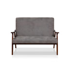 Banc Balf contemporain en similicuir par Furniture of America
