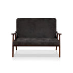 Banc Balf contemporain en similicuir par Furniture of America