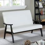 Banc Balf contemporain en similicuir par Furniture of America