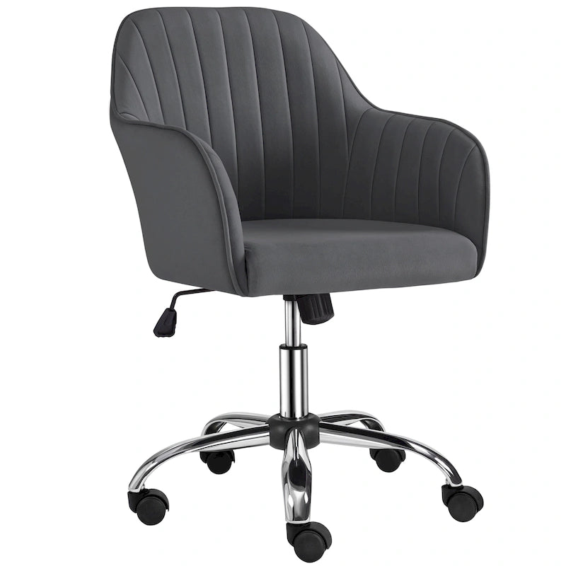 Chaise de bureau Yaheetech Chaise d'ordinateur pivotante réglable en hauteur