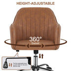 Chaise de bureau Yaheetech Chaise d'ordinateur pivotante réglable en hauteur