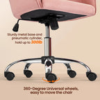 Chaise de bureau Yaheetech Chaise d'ordinateur pivotante réglable en hauteur
