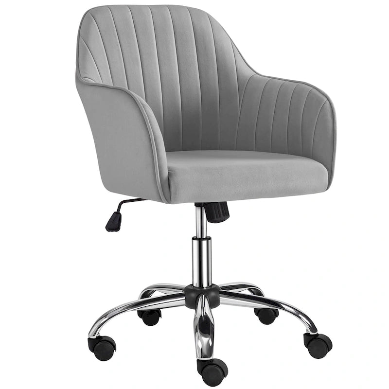 Chaise de bureau Yaheetech Chaise d'ordinateur pivotante réglable en hauteur
