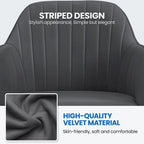 Chaise de bureau Yaheetech Chaise d'ordinateur pivotante réglable en hauteur