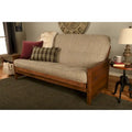 Ensemble de futon pleine grandeur Somette Lexington au fini brun vieilli avec matelas