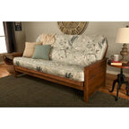 Ensemble de futon pleine grandeur Somette Lexington au fini brun vieilli avec matelas