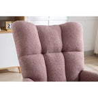 Fauteuil à bascule, fauteuil inclinable rembourré, fauteuil à bascule avec siège rembourré et dossier haut