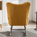Fauteuil à bascule, fauteuil inclinable rembourré, fauteuil à bascule avec siège rembourré et dossier haut