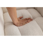 Fauteuil à bascule, fauteuil inclinable rembourré, fauteuil à bascule avec siège rembourré et dossier haut