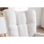 Fauteuil à bascule, fauteuil inclinable rembourré, fauteuil à bascule avec siège rembourré et dossier haut