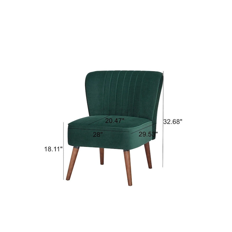 Chaise pantoufle sans accoudoirs Carson Carrington Tagerod
