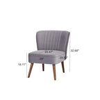 Chaise pantoufle sans accoudoirs Carson Carrington Tagerod