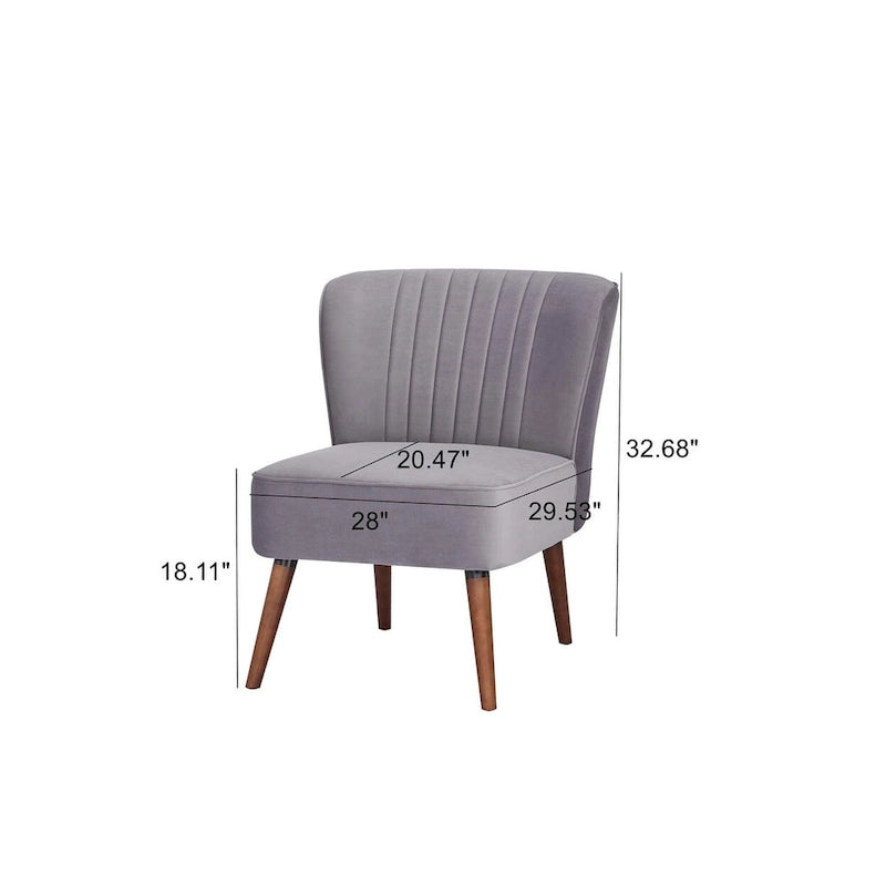 Chaise pantoufle sans accoudoirs Carson Carrington Tagerod