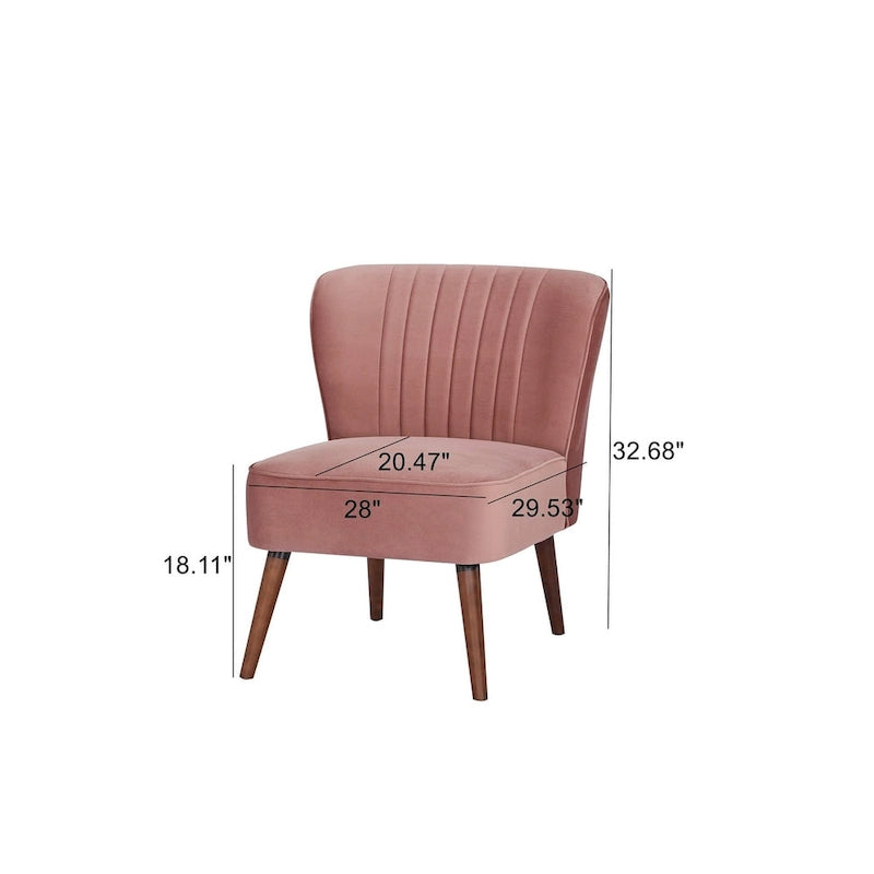 Chaise pantoufle sans accoudoirs Carson Carrington Tagerod