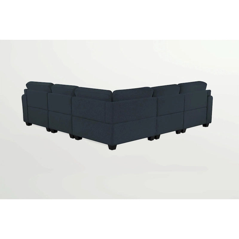 Canapé d'angle modulable réversible